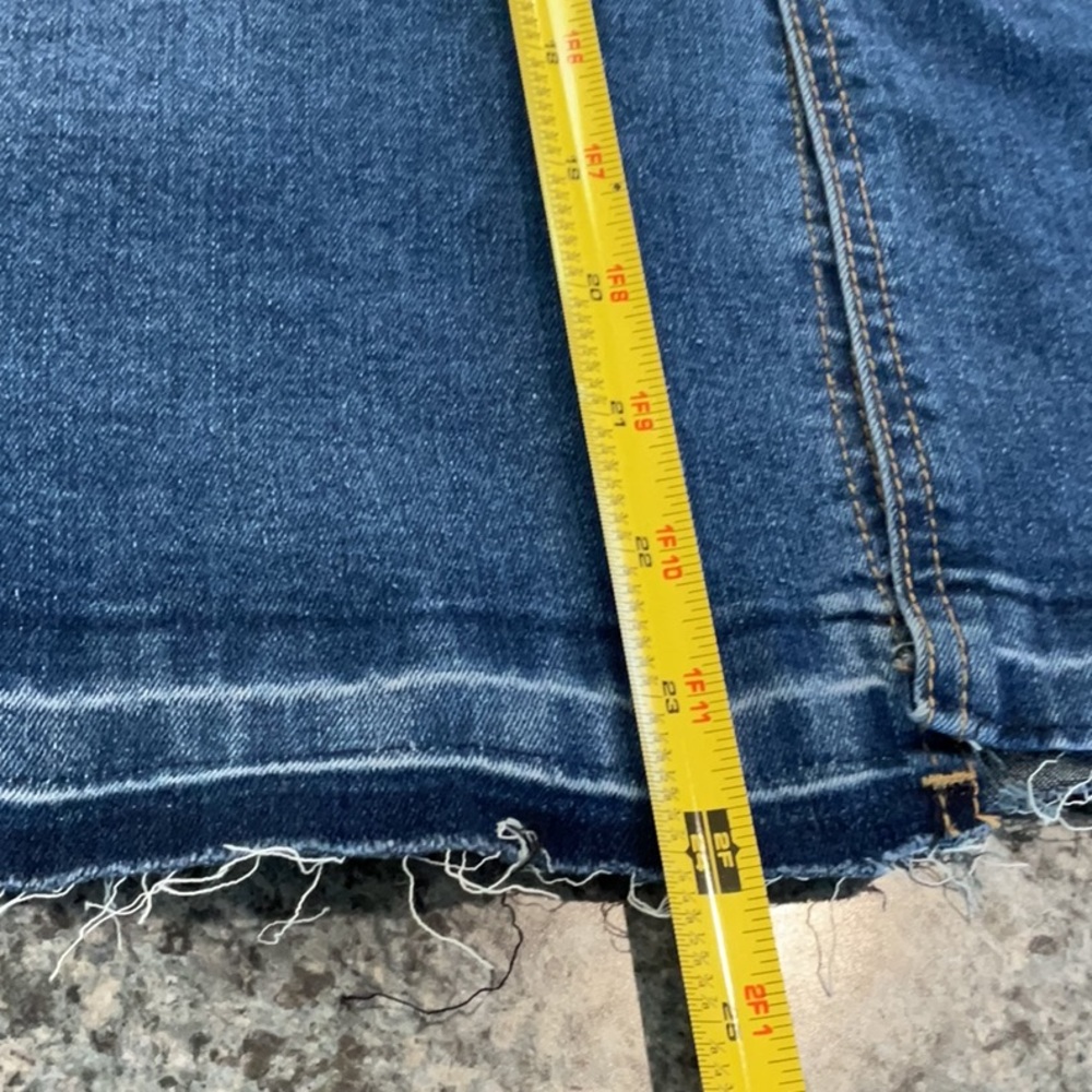 SALE! Bleu Denim skirt released hem high rise plus size 20W - Picture 6 of 12